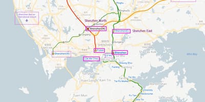 Szx นแผนที่สนามบิน